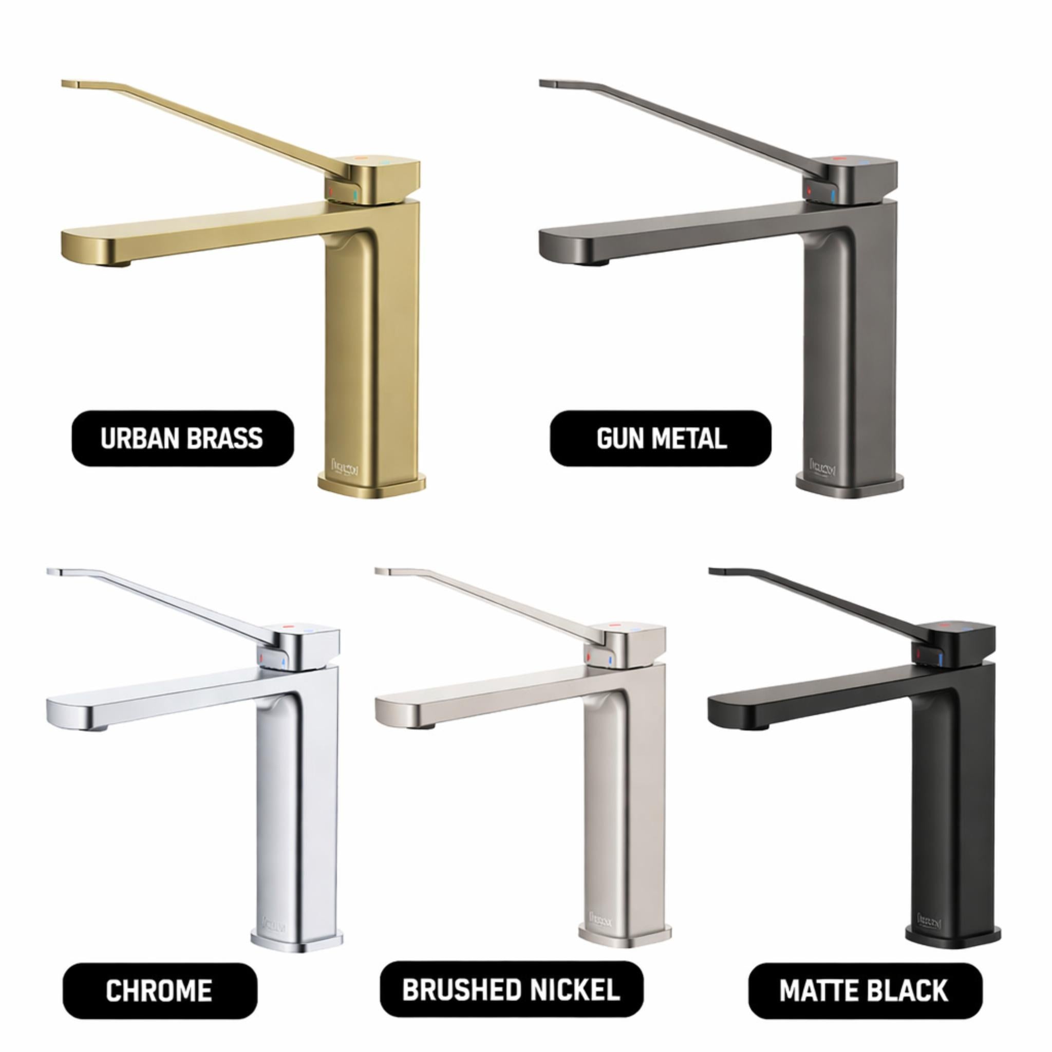 FIENZA TONO CARE BASIN MIXER 207MM MATTE BLACK