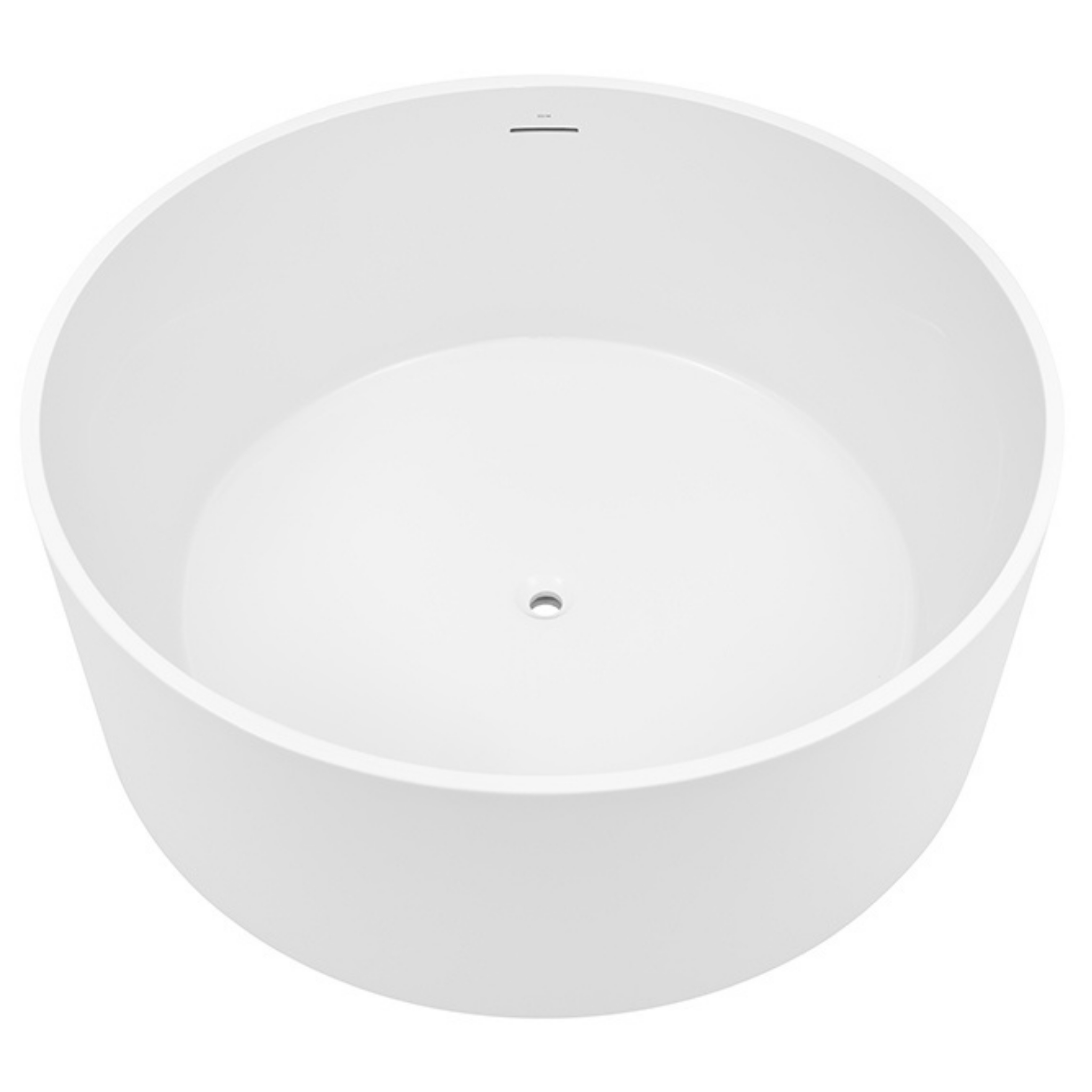 DECINA FLORENCIA FREESTANDING BATH WITH INTEGRATED OVERFLOW GLOSS WHITE 1400MM