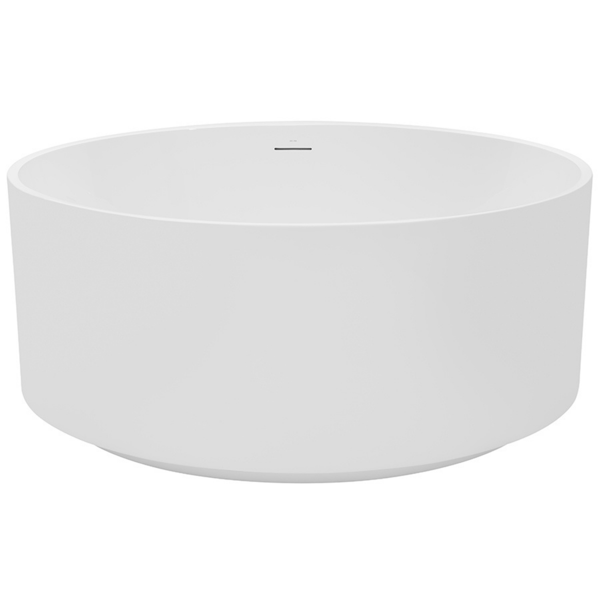 DECINA FLORENCIA FREESTANDING BATH WITH INTEGRATED OVERFLOW GLOSS WHITE 1400MM