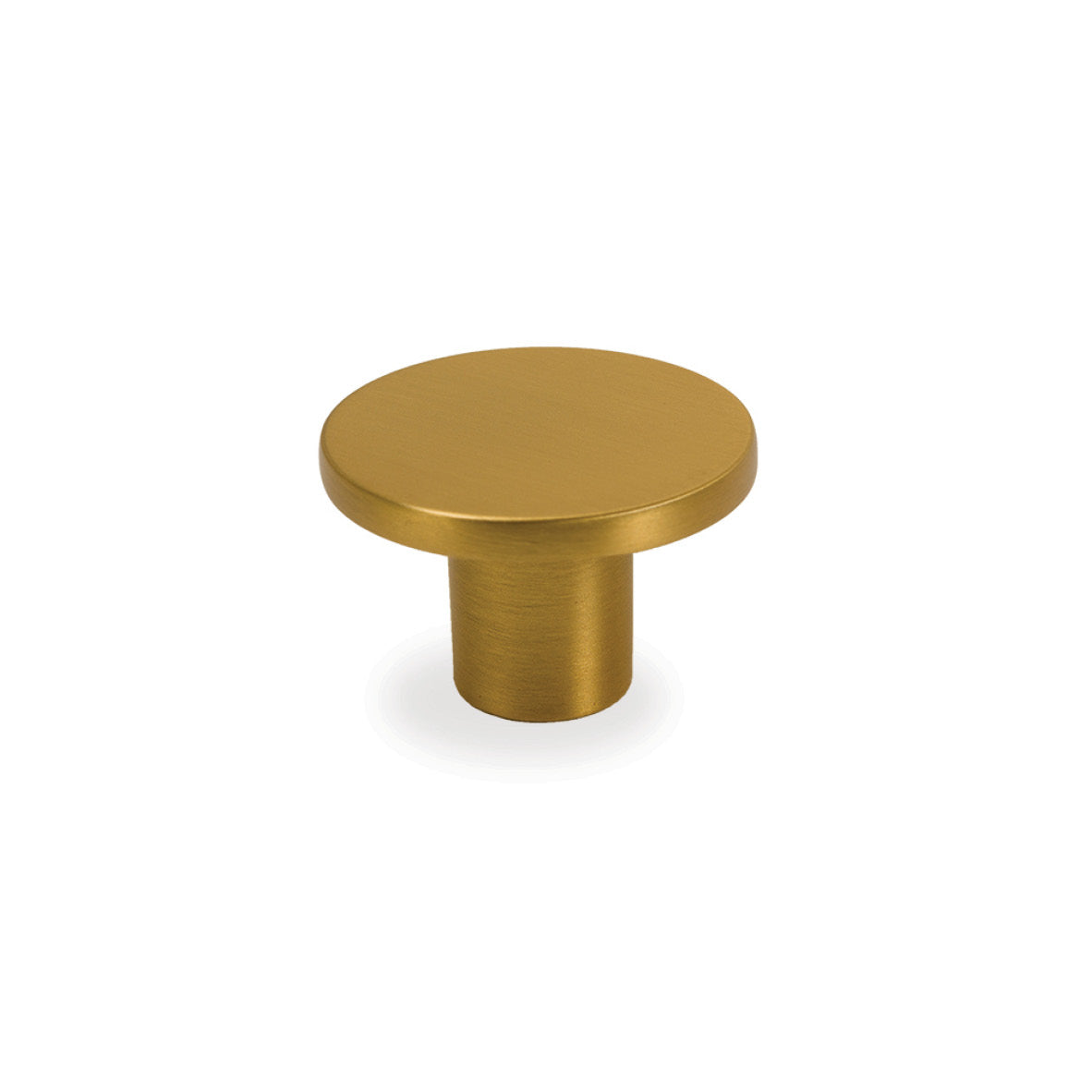 TIMBERLINE FLAT KNOB HANDLE 26MM MATTE GOLD