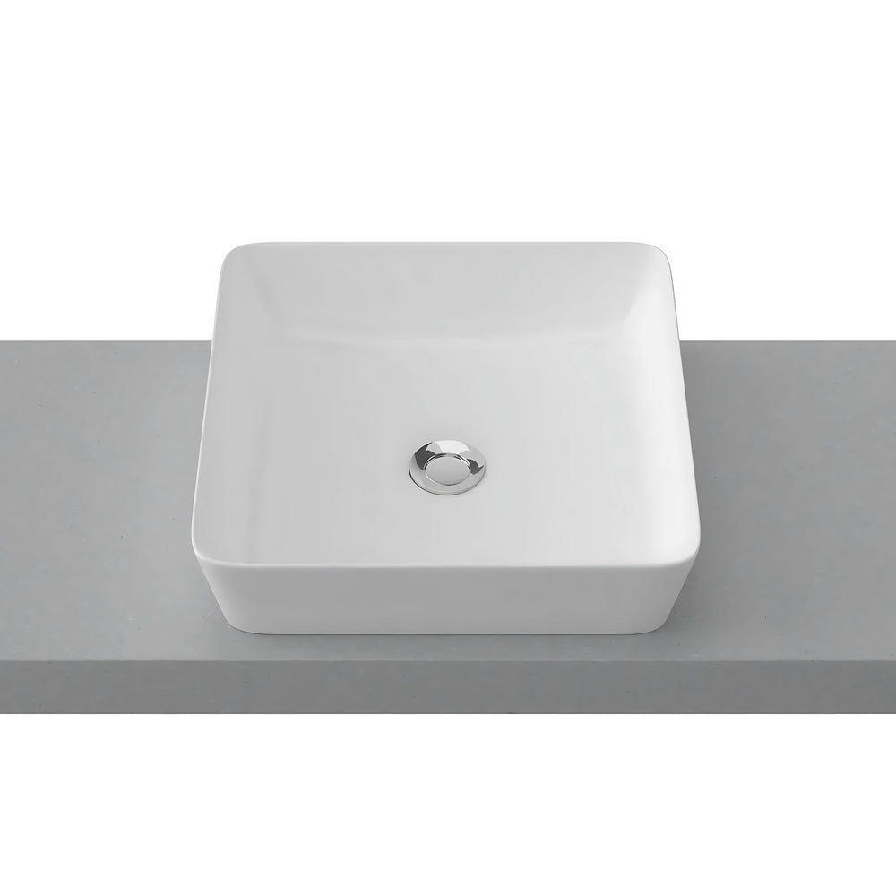TIMBERLINE FLORENT ABOVE COUNTER BASIN GLOSS WHITE 400MM