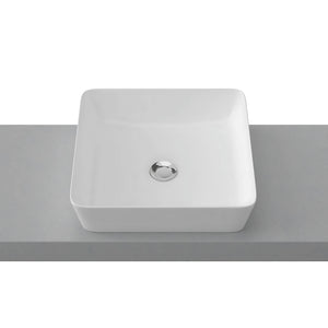 TIMBERLINE FLORENT ABOVE COUNTER BASIN GLOSS WHITE 400MM