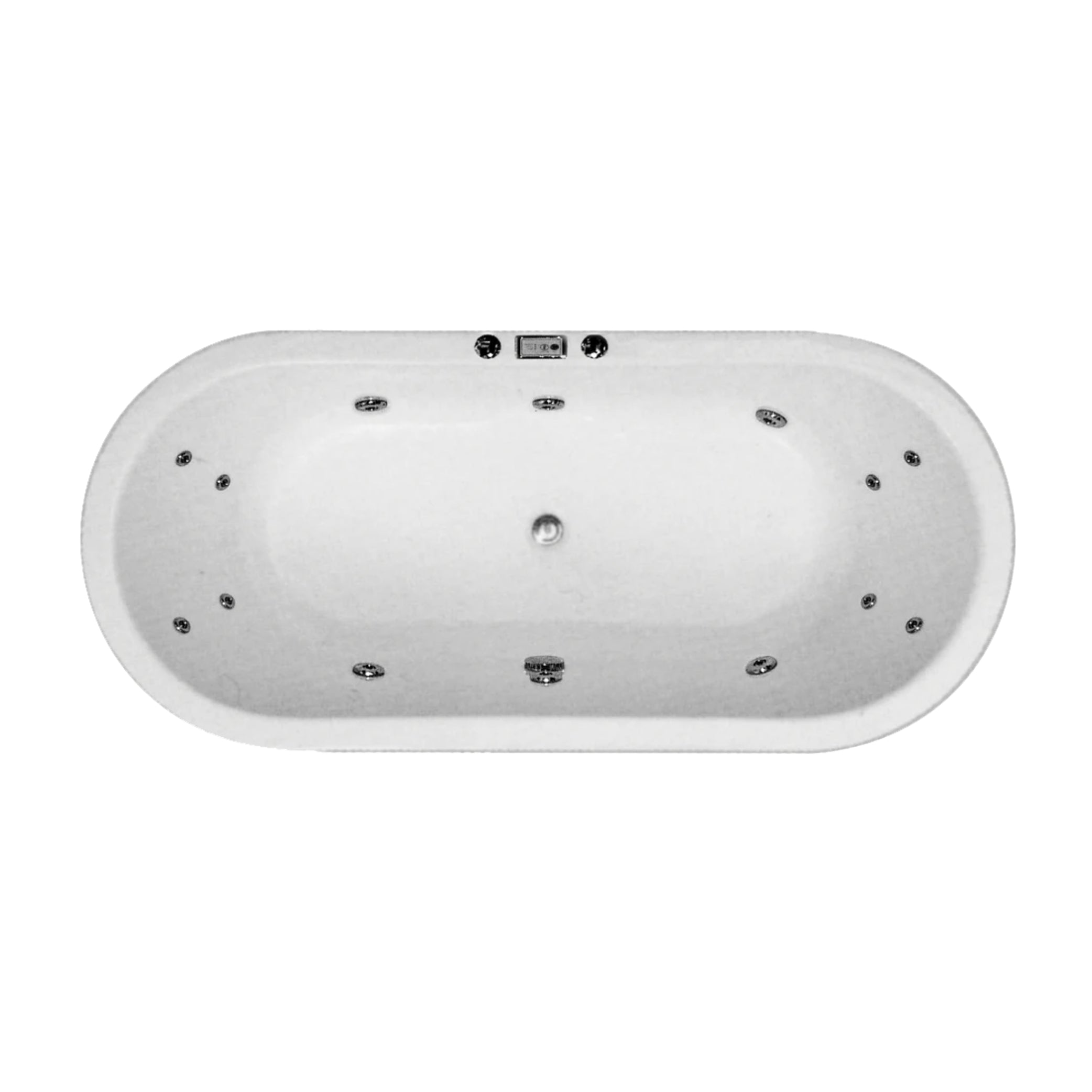 BROADWAY FLORENTINE SPA BATH WHITE 1720MM WITH JET CONFIGURATION