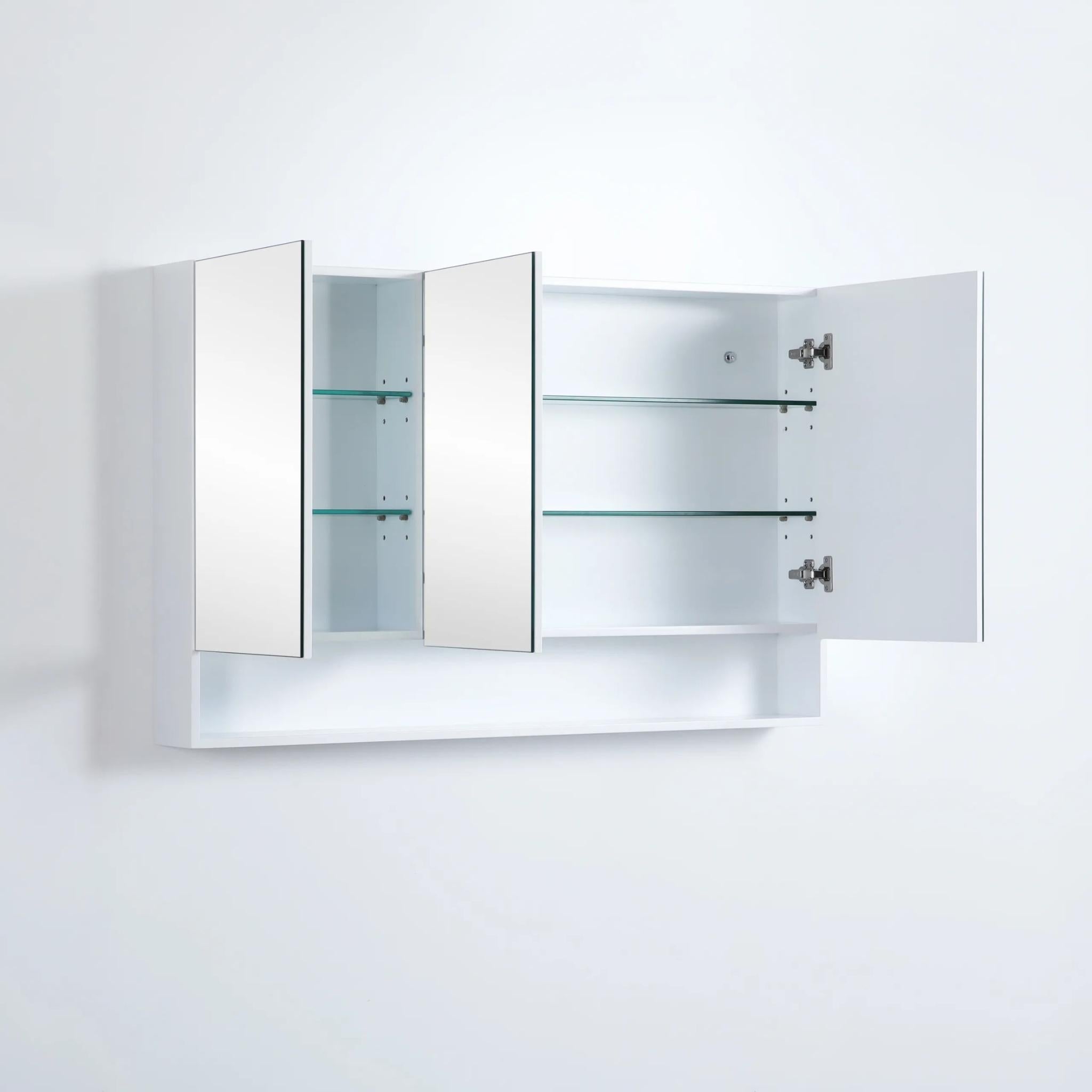 CETO FREMANTLE WHITE SHAVING CABINET 1198MM X 750MM