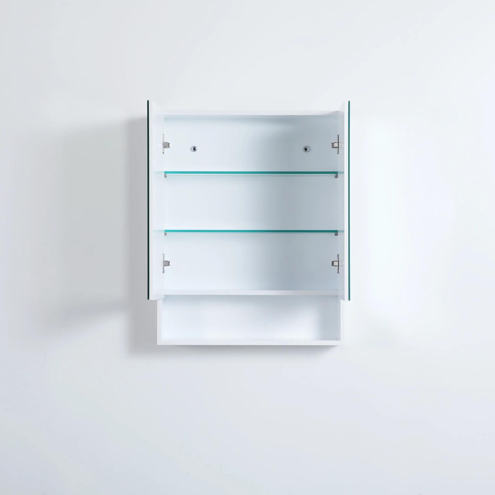 CETO FREMANTLE WHITE SHAVING CABINET 600MM X 750MM