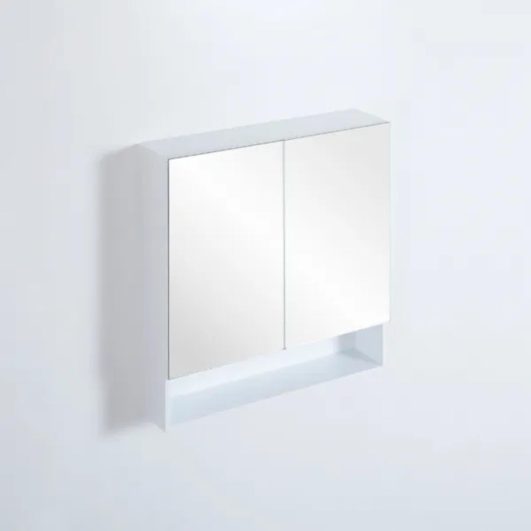 CETO FREMANTLE WHITE SHAVING CABINET 750MM X 750MM