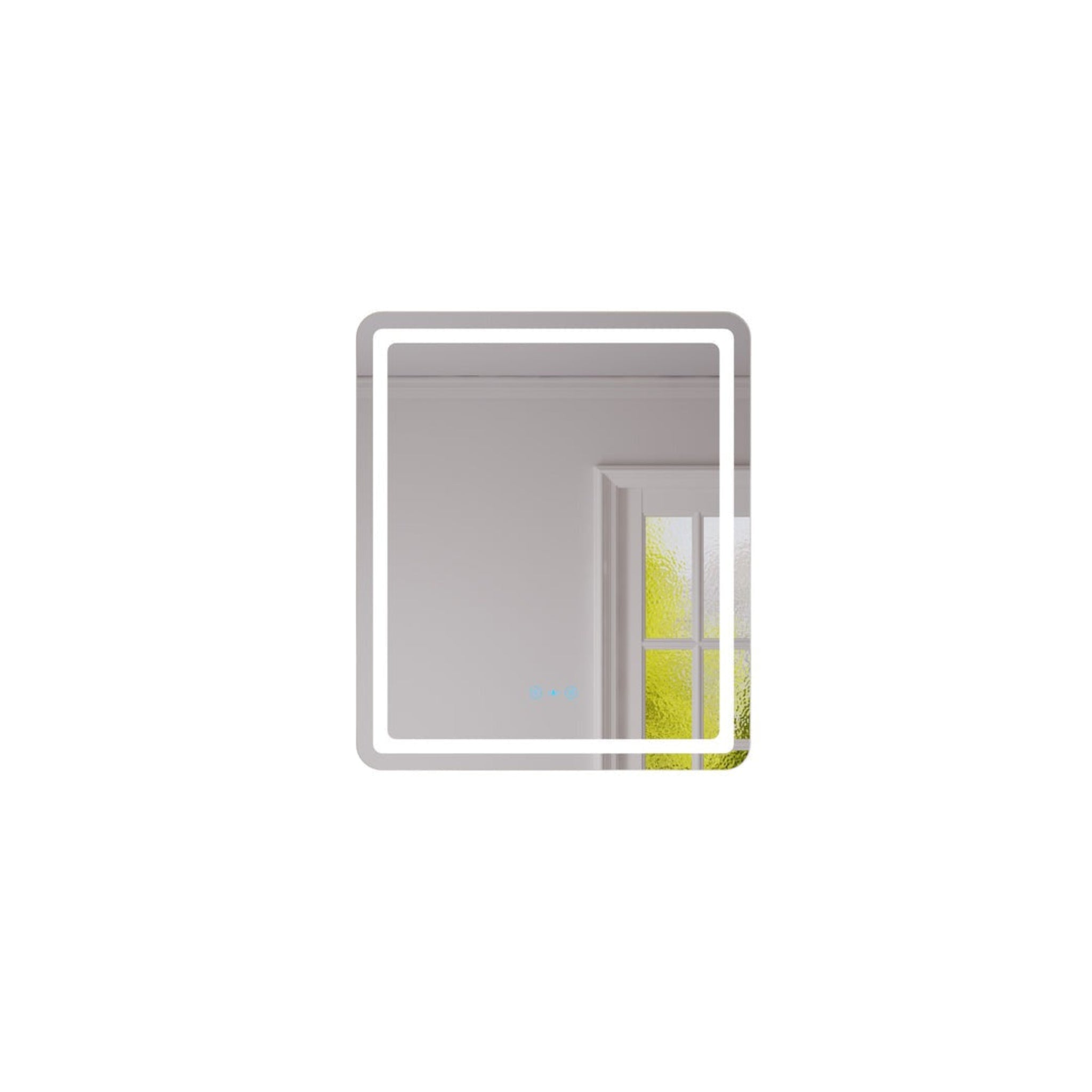 MERCIO FREYA FRAMELESS RECTANGULAR LED MIRROR 600X750MM