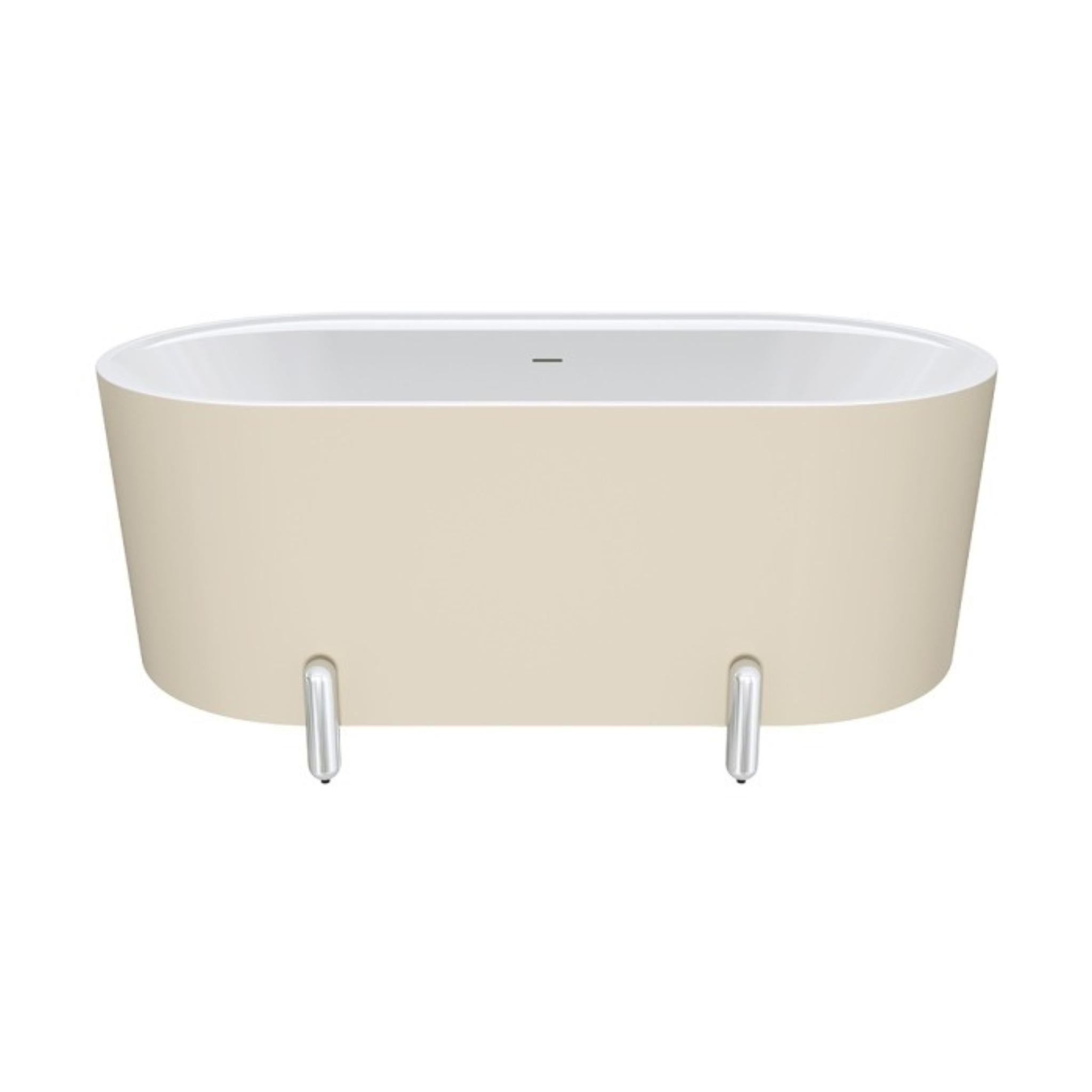 FIENZA ALUCA FREESTANDING BATH MATTE KHAKI (AVAILABLE IN 1500MM AND 1700MM)
