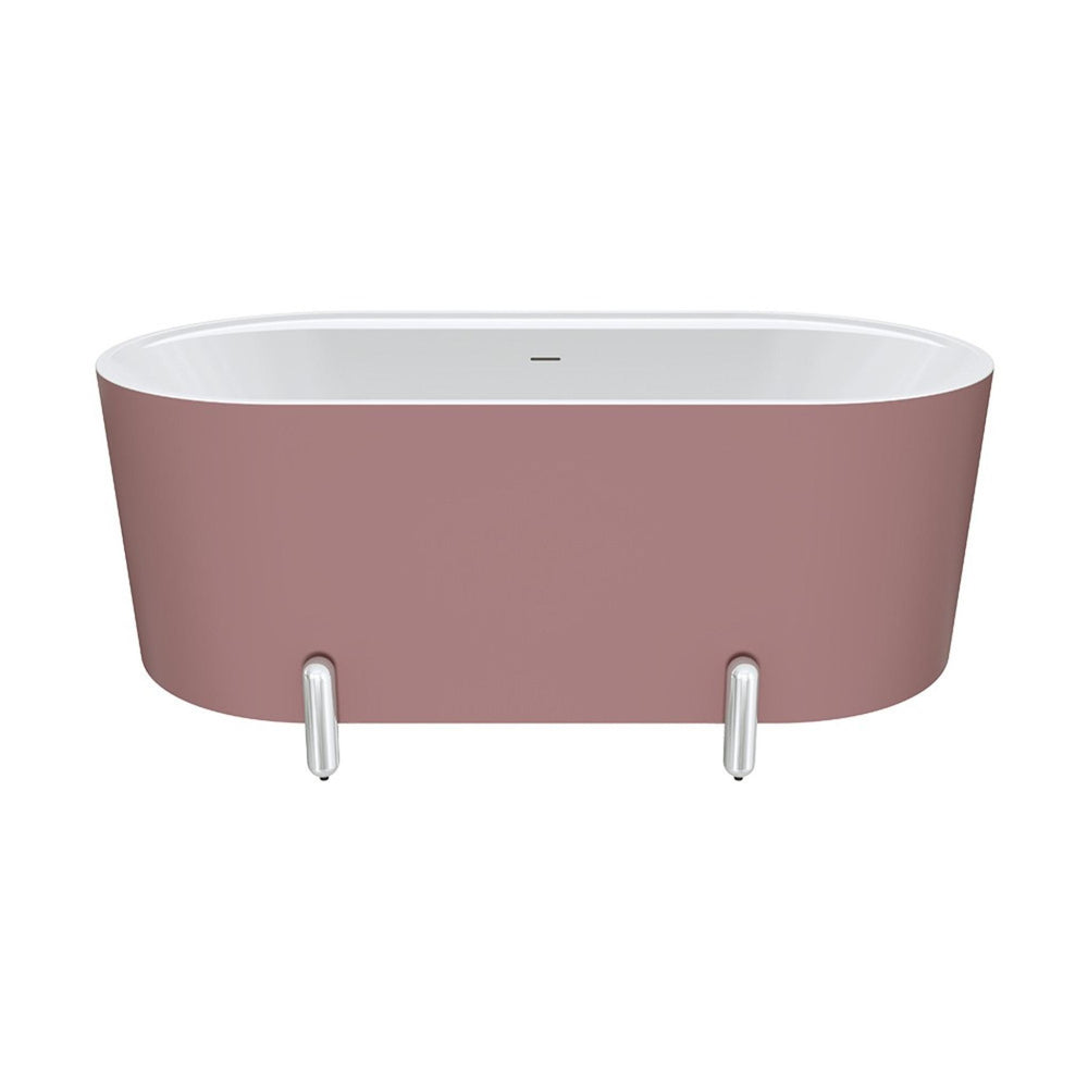 FIENZA ALUCA FREESTANDING BATH MATTE ROUGE (AVAILABLE IN 1500MM AND 1700MM)