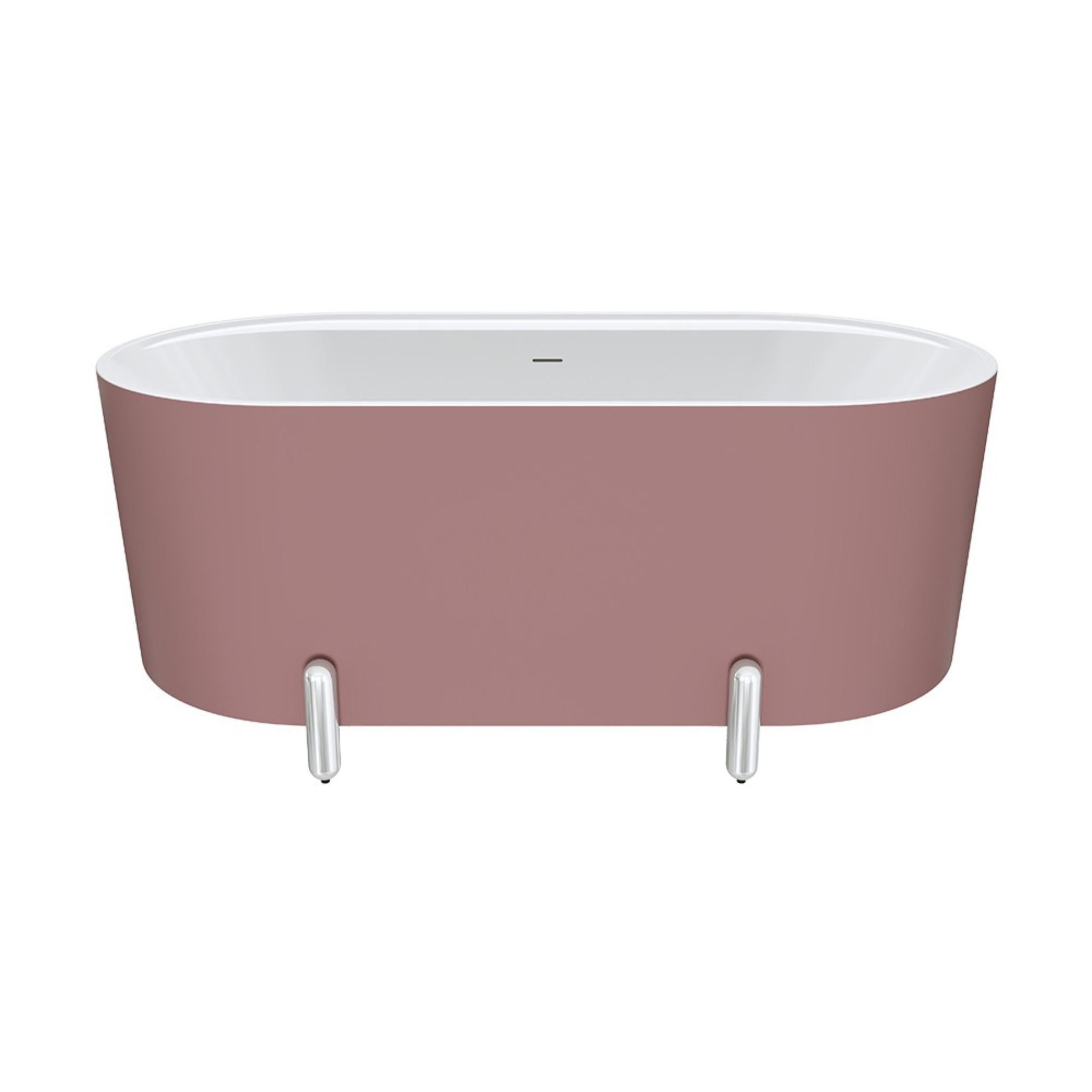FIENZA ALUCA FREESTANDING BATH MATTE ROUGE (AVAILABLE IN 1500MM AND 1700MM)