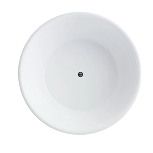 BROADWAY FS19 FREESTANDING BATHTUB GLOSS WHITE (AVAILABLE IN 1350MM AND 1400MM)