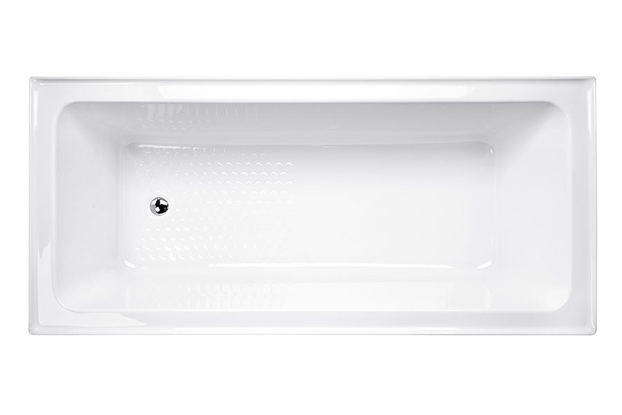 DECINA FABRINO INSET BATH GLOSS WHITE (AVAILABLE IN 1525MM AND 1675MM)