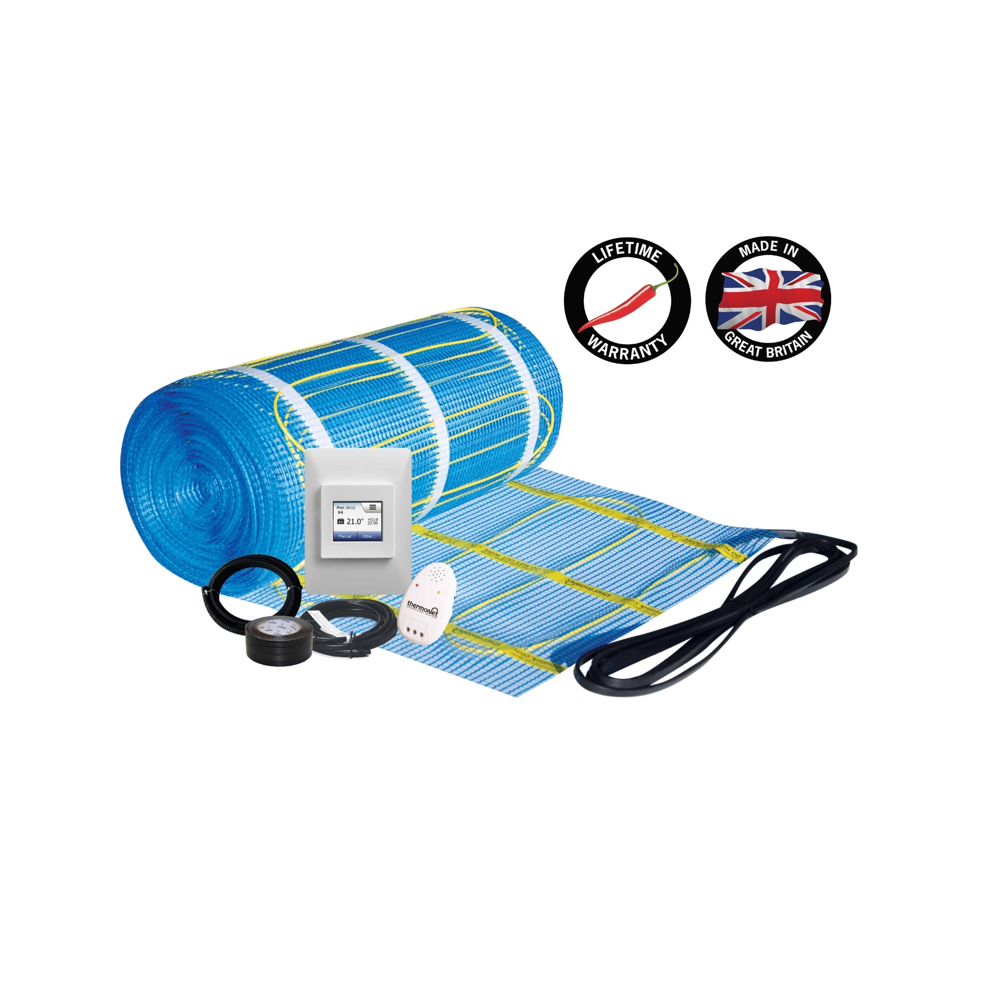 THERMOGROUP THERMONET 200W/M² IN SCREED HEATING KIT WITH WI-FI THERMOSTAT
