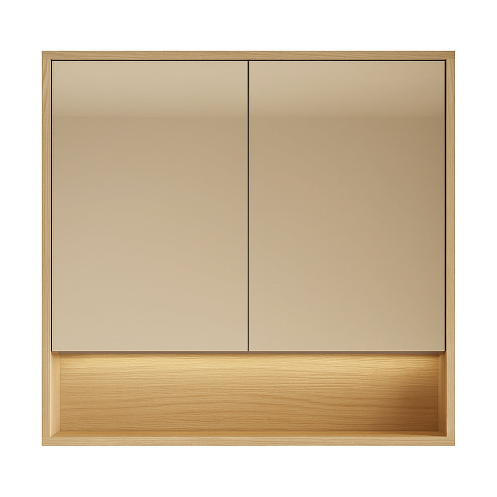VITO GALLIO CLASSIC OAK SHAVING CABINET 600X750MM