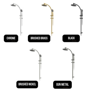 GARETH ASHTON CURVE SHOWER SYSTEM CHROME
