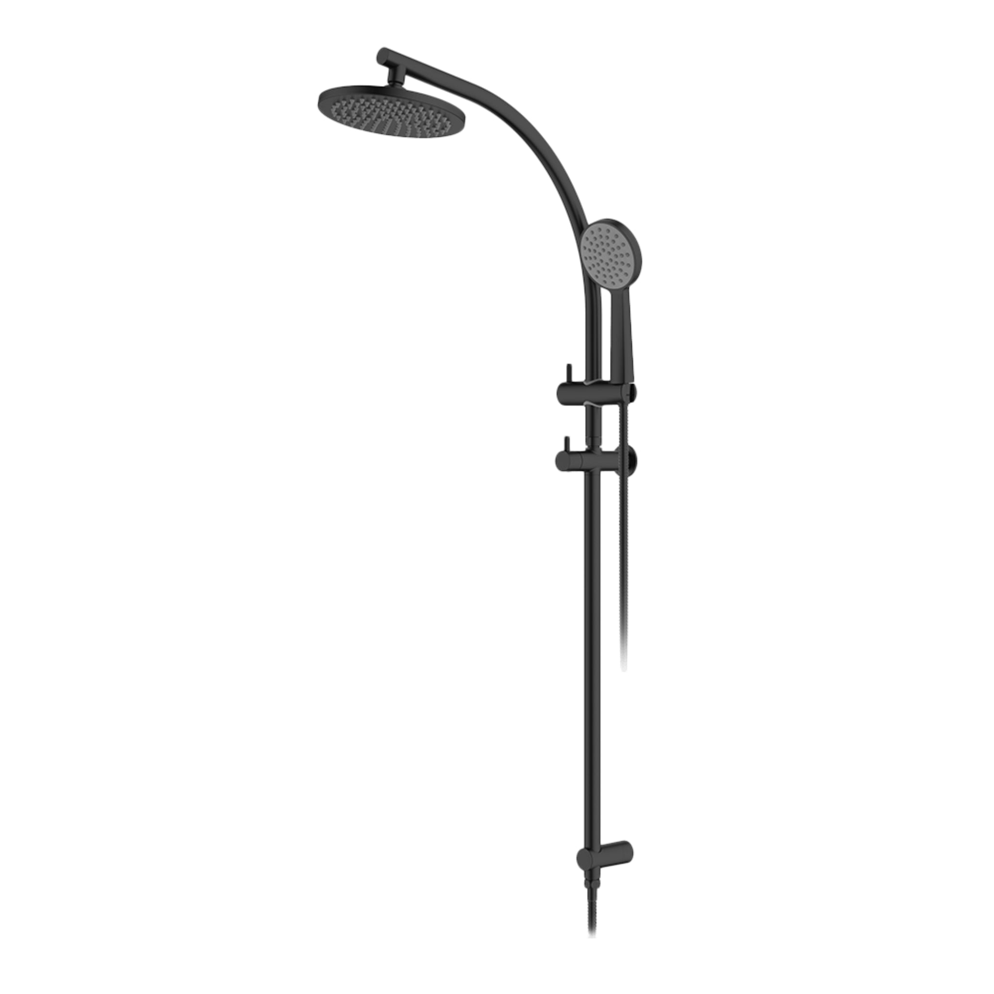 GARETH ASHTON CURVE SHOWER SYSTEM 1180MM BLACK