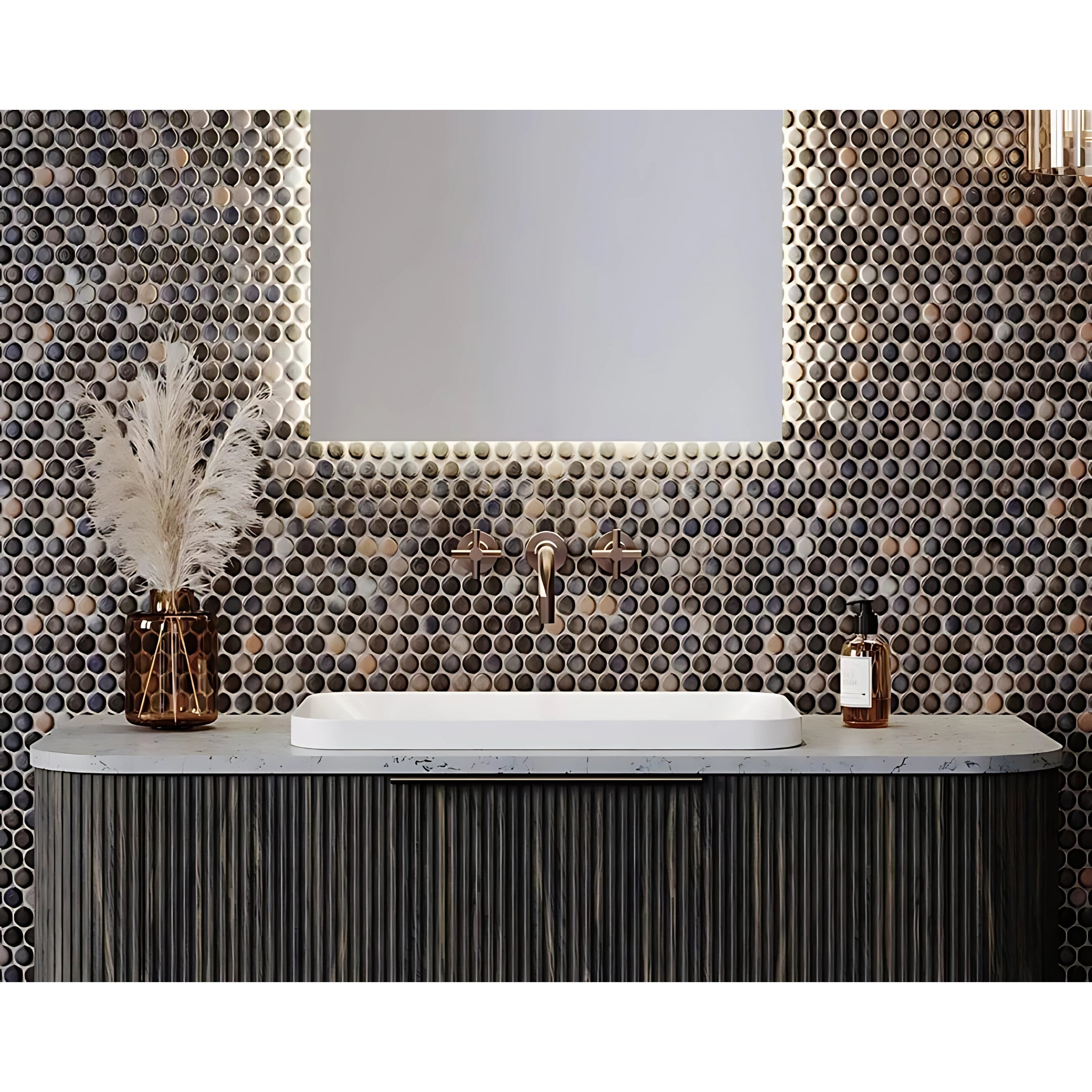 TIMBERLINE GEORGE INSET BASIN GLOSS WHITE 600MM