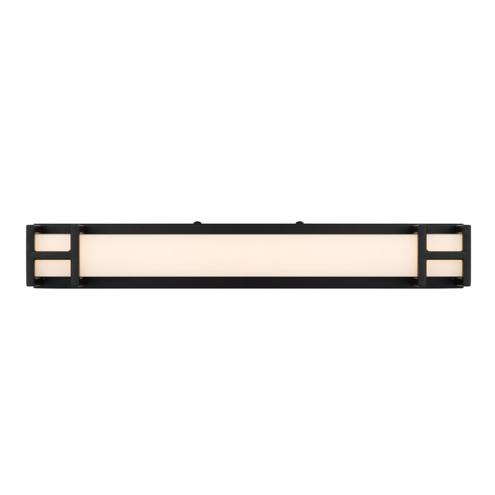 TELBIX GILSON VANITY LED WALL LIGHT BLACK 415MM