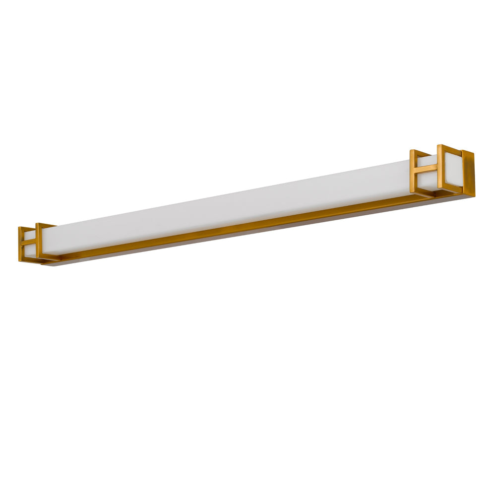 TELBIX GILSON VANITY LED WALL LIGHT ANTIQUE GOLD 815MM