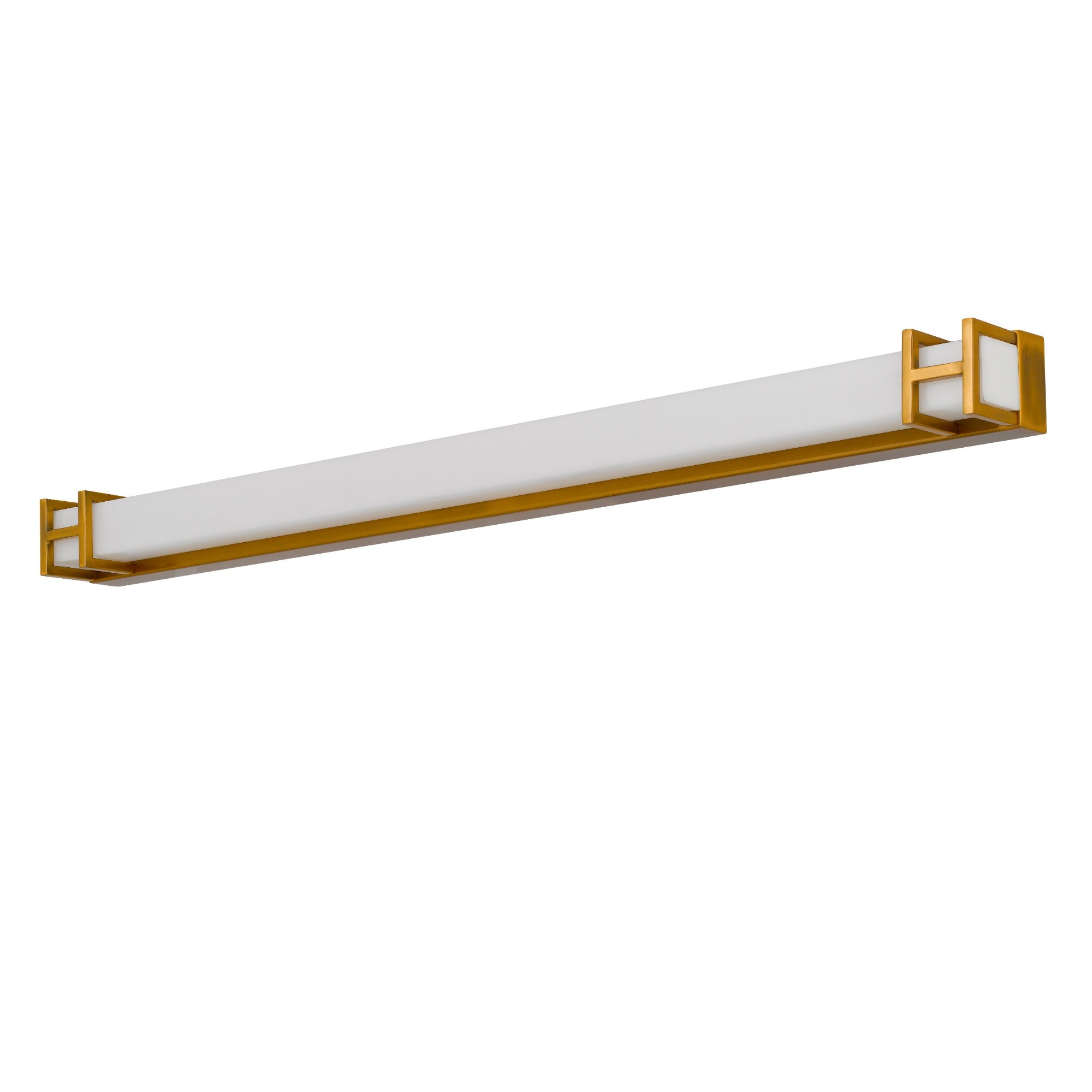 TELBIX GILSON VANITY LED WALL LIGHT ANTIQUE GOLD 815MM