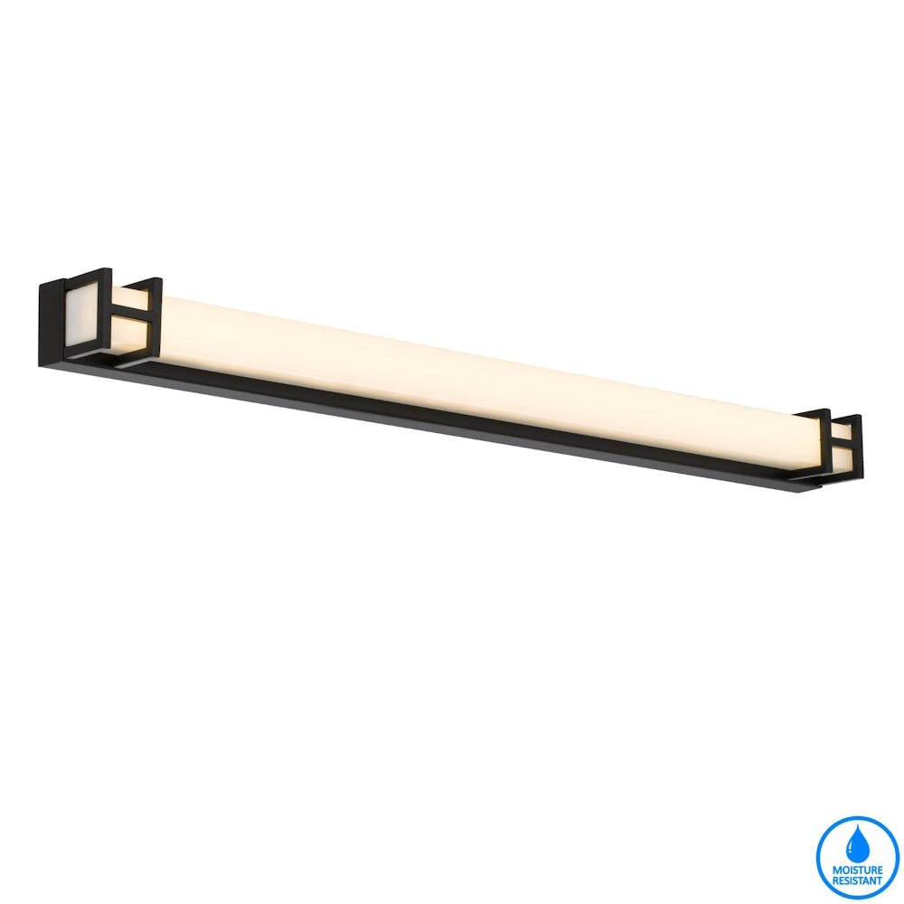 TELBIX GILSON VANITY LED WALL LIGHT BLACK 815MM