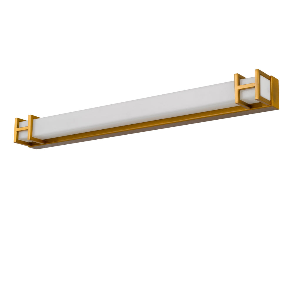 TELBIX GILSON VANITY LED WALL LIGHT ANTIQUE GOLD 615MM