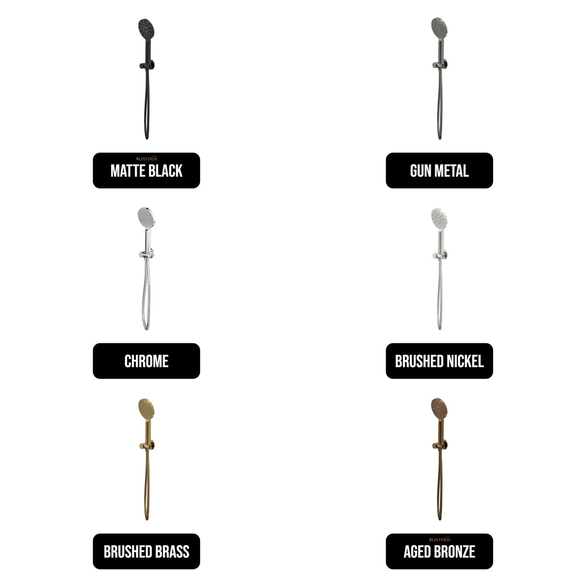 LINSOL GIULIA SWIVEL WALL BRACKET SET WITH MULTIFUNCTION HANDPIECE CHROME