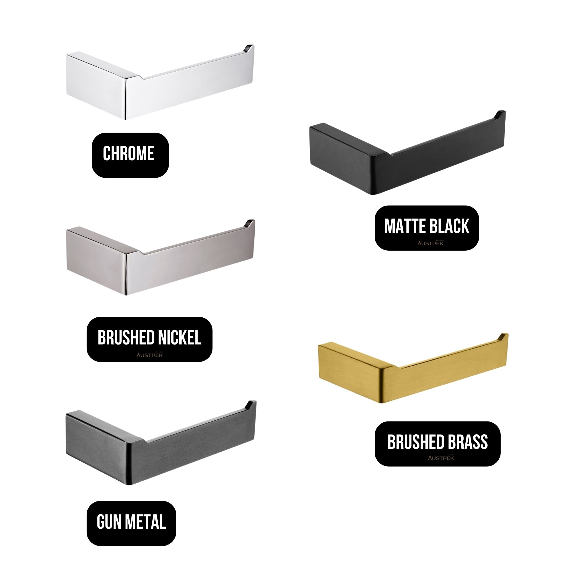 AQUAPERLA IVANO TOILET PAPER HOLDER 140MM BRUSHED BRASS