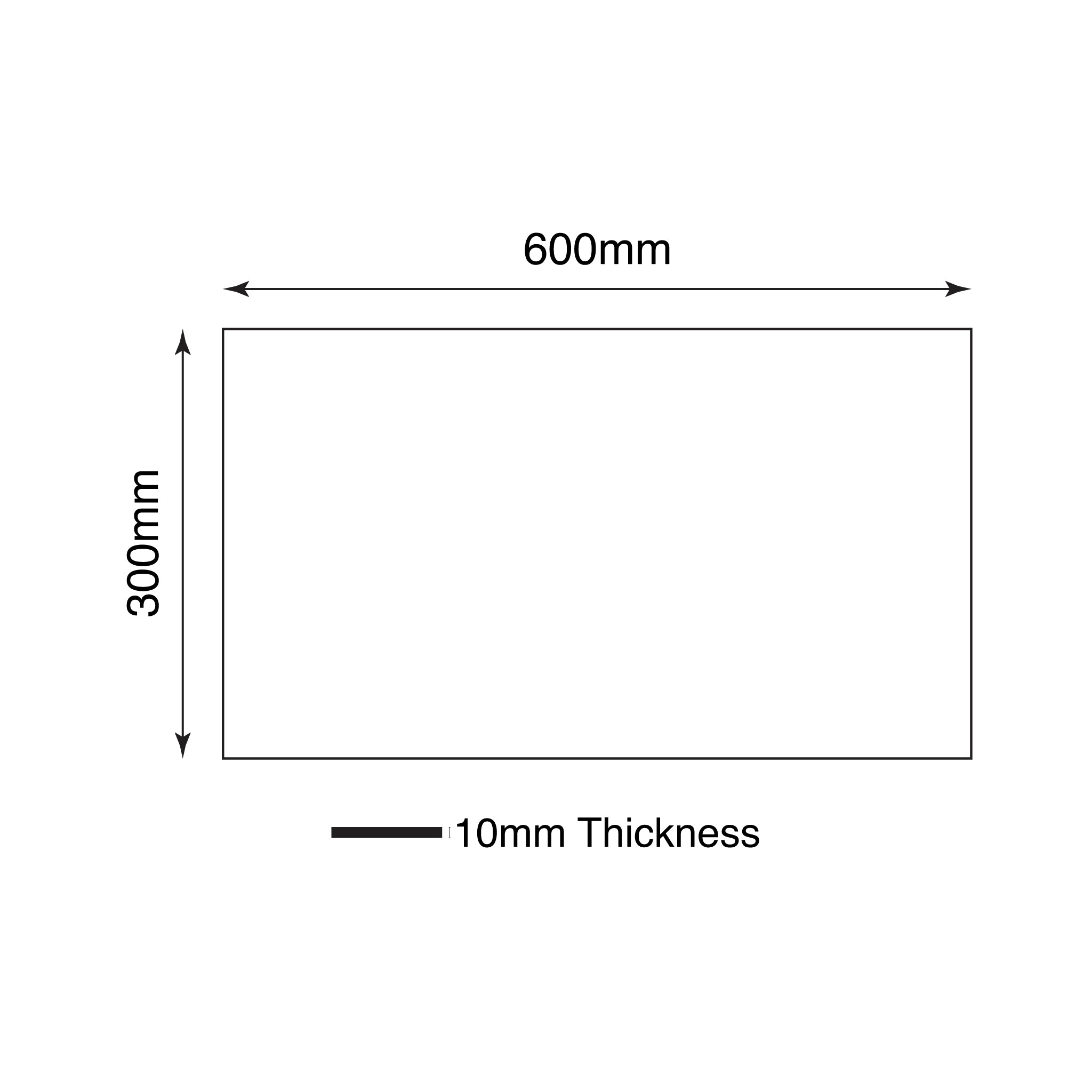 EVERSTONE BAYSTONE NICKEL MATTE 600X300MM RECTANGULAR TILE (PER BOX)