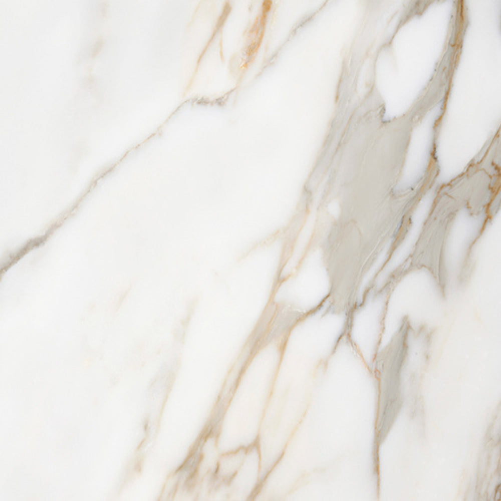 EVERSTONE ELITE MARBLE CALACATTA MACCHIA MATTE 600X600MM SQUARE TILE (PER BOX)