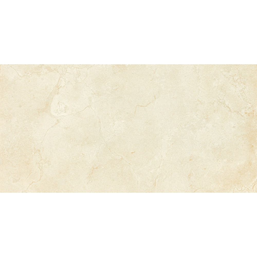 EVERSTONE EUROMARMO CREMA MARFIL POLISHED 600X300MM RECTANGLE TILE (PER BOX)