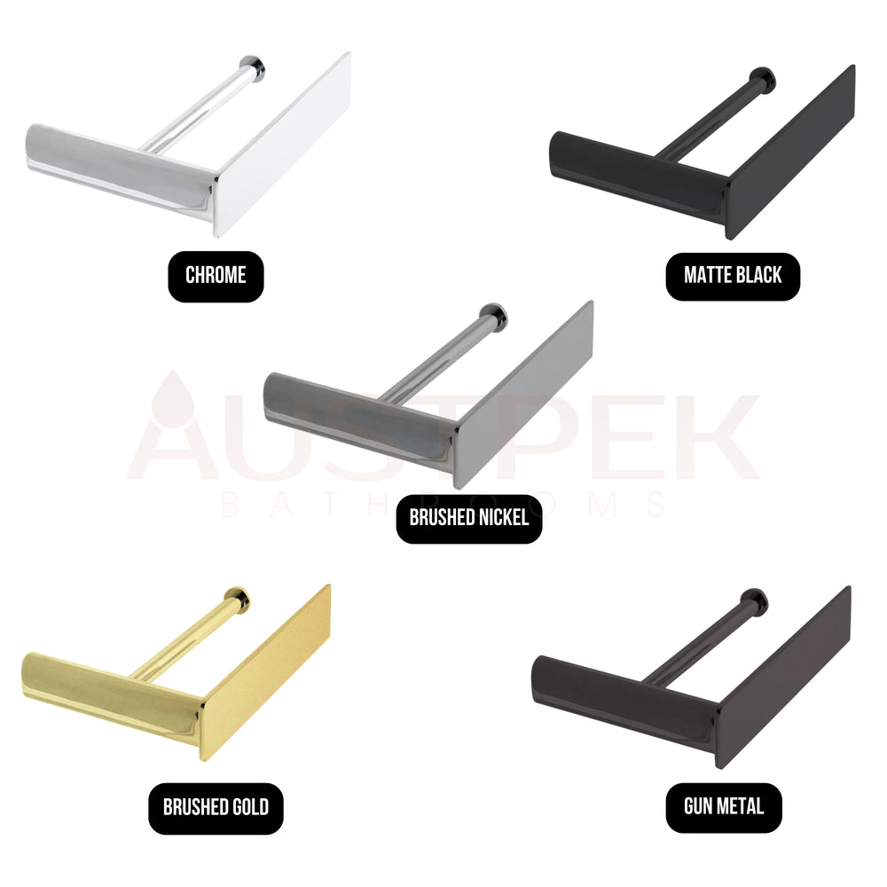 LINKWARE GABE TOILET ROLL HOLDER GUN METAL