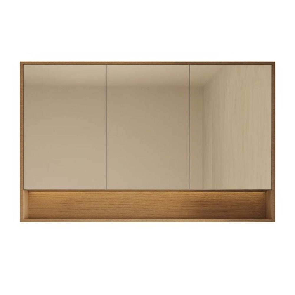 POSEIDON GRACE PRIME OAK MIRROR SHAVING CABINET 1200X750MM