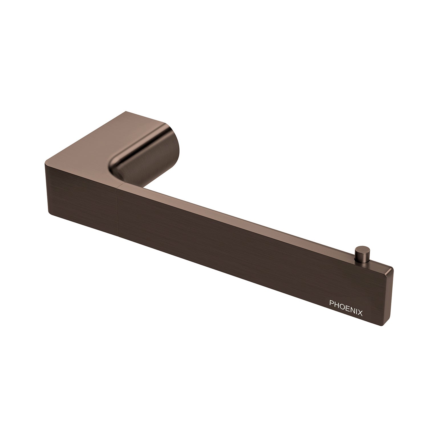 PHOENIX GLOSS TOILET ROLL HOLDER BRUSHED BRONZE