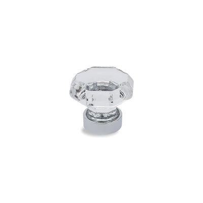 MODULR KNOB HANDLE GLASS 35MM CHROME