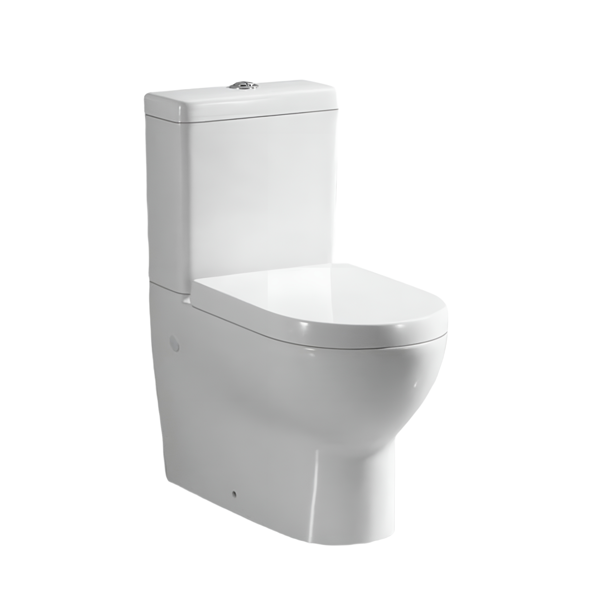 TURNER HASTINGS HARTLEY CLOSE COUPLED BACK TO WALL TOILET SUITE GLOSS WHITE