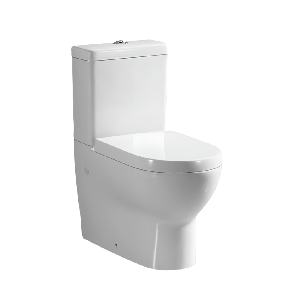 TURNER HASTINGS HARTLEY CLOSE COUPLED BACK TO WALL TOILET SUITE GLOSS WHITE