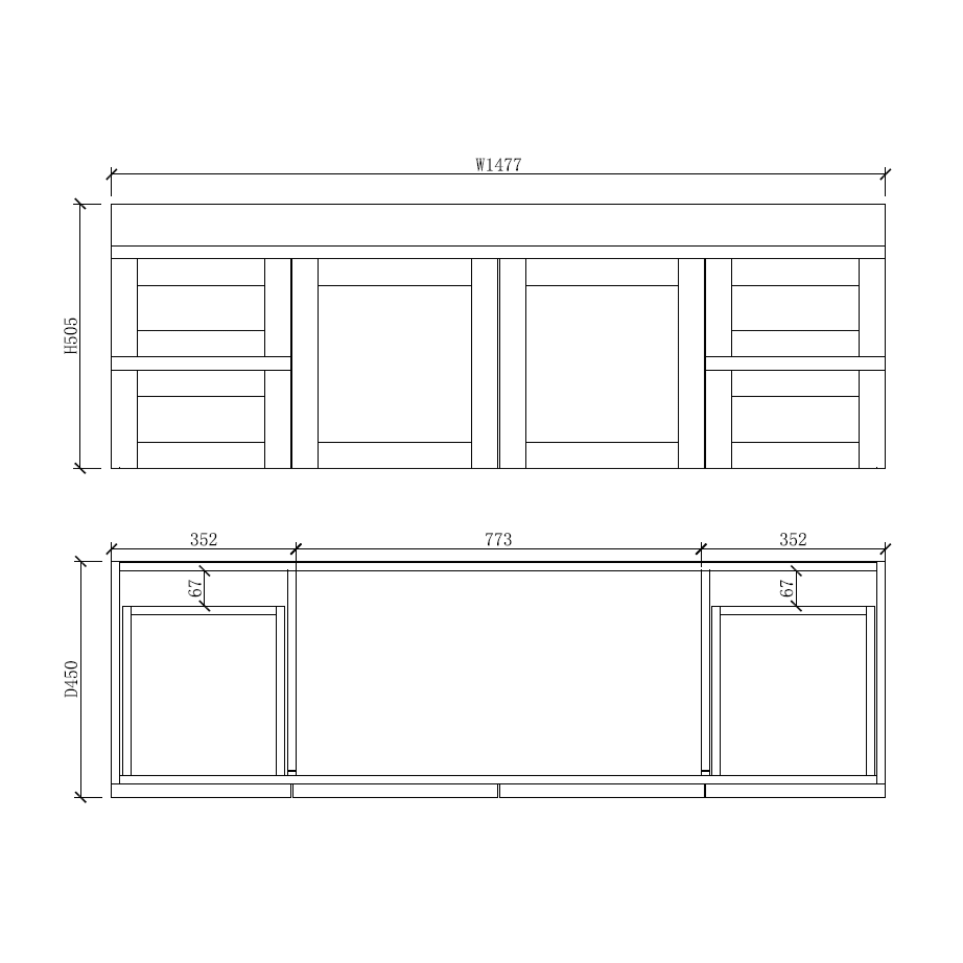 RIVA HAWAII MATTE WHITE 1500MM DOUBLE BOWL WALL HUNG VANITY