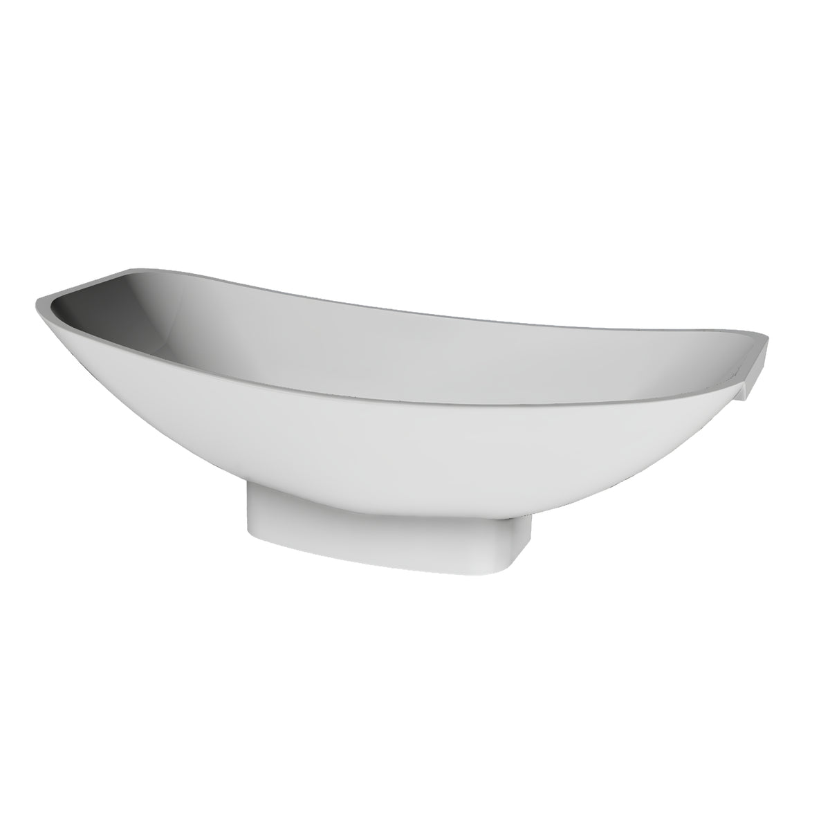 HAMMOCK MIRAGE SLIMLINE FREESTANDING BATHTUB ALABASTER 2000MM