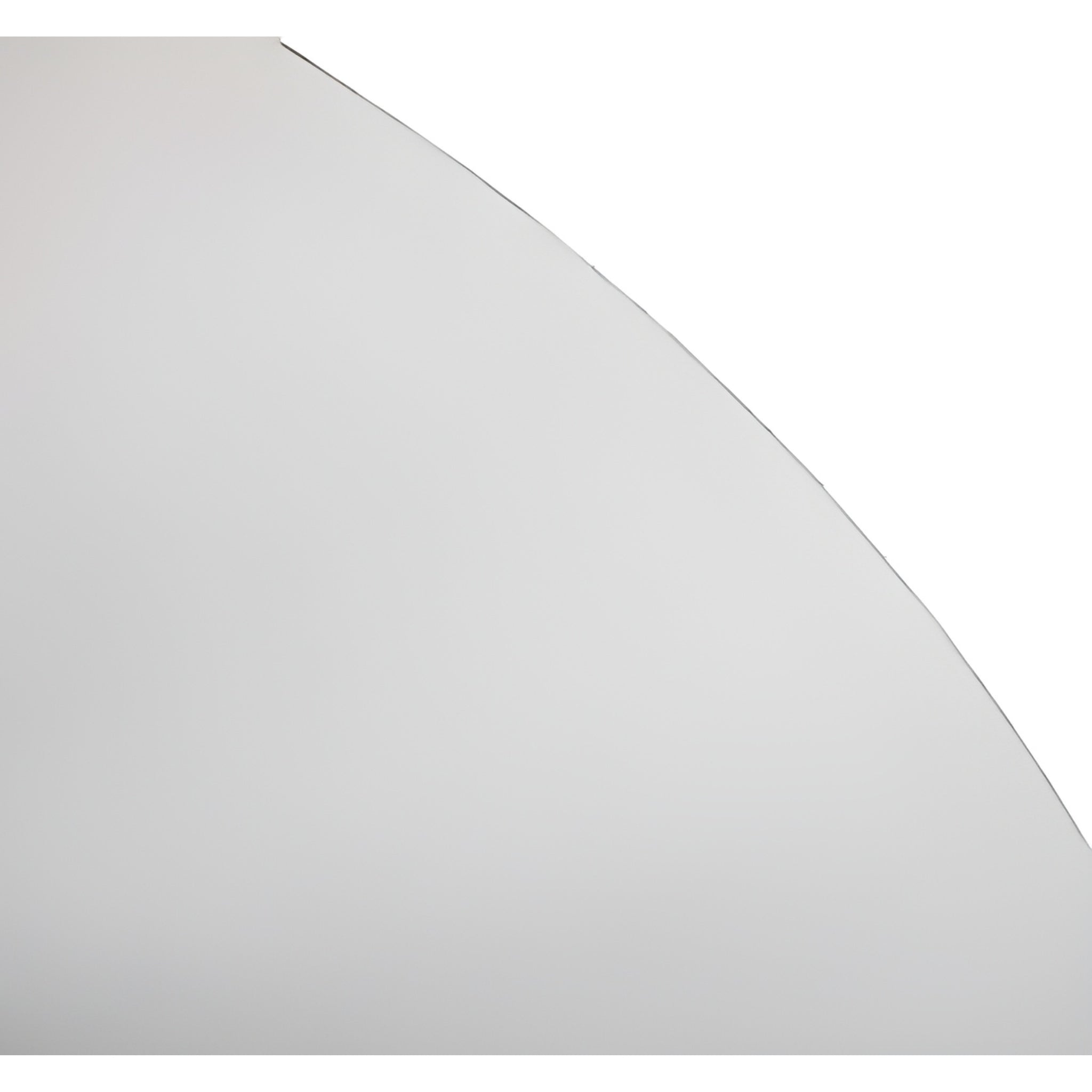 THERMOGROUP ABLAZE STANDARD D-SHAPE POLISHED EDGE GLUE MIRROR 1500MM