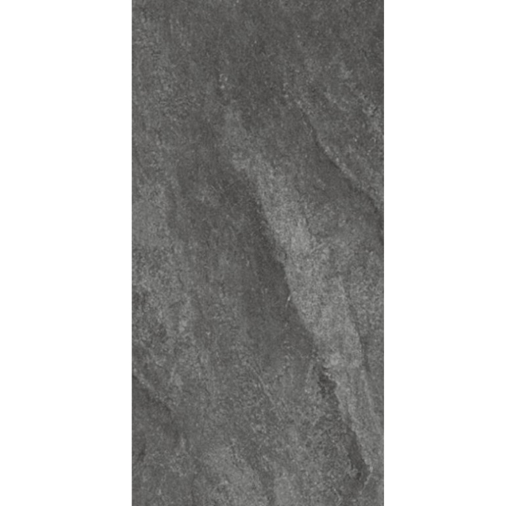 MUSES QUARTZITE CHARCOAL FELLTEC 300X600MM RECTANGULAR TILE (PER BOX)