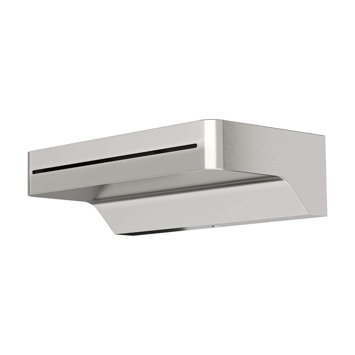Linsol Hugo Waterfall Bath Spout 137mm Brushed Nickel