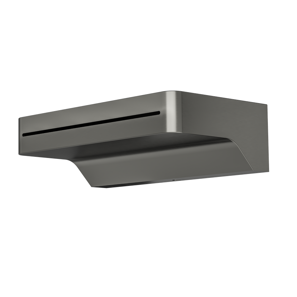 Linsol Hugo Waterfall Bath Spout 137mm Gun Metal
