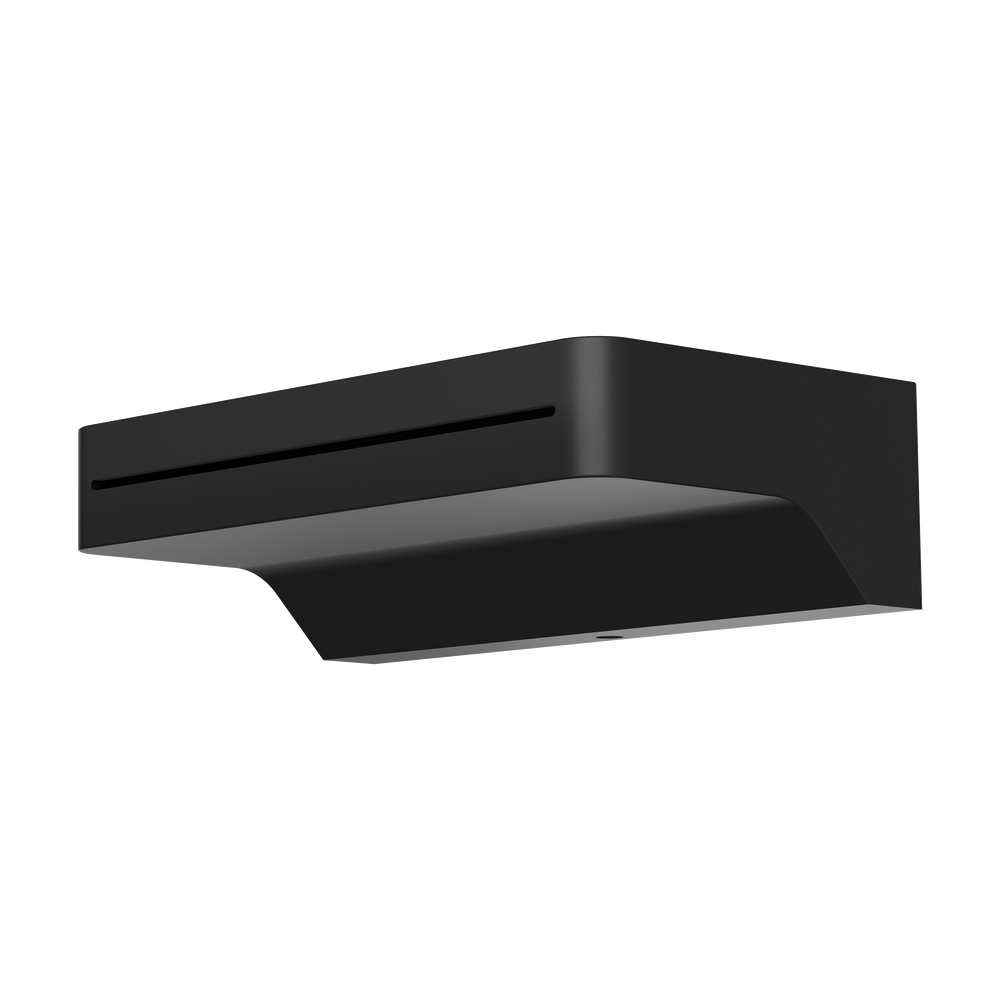 Linsol Hugo Waterfall Bath Spout 137mm Matte Black