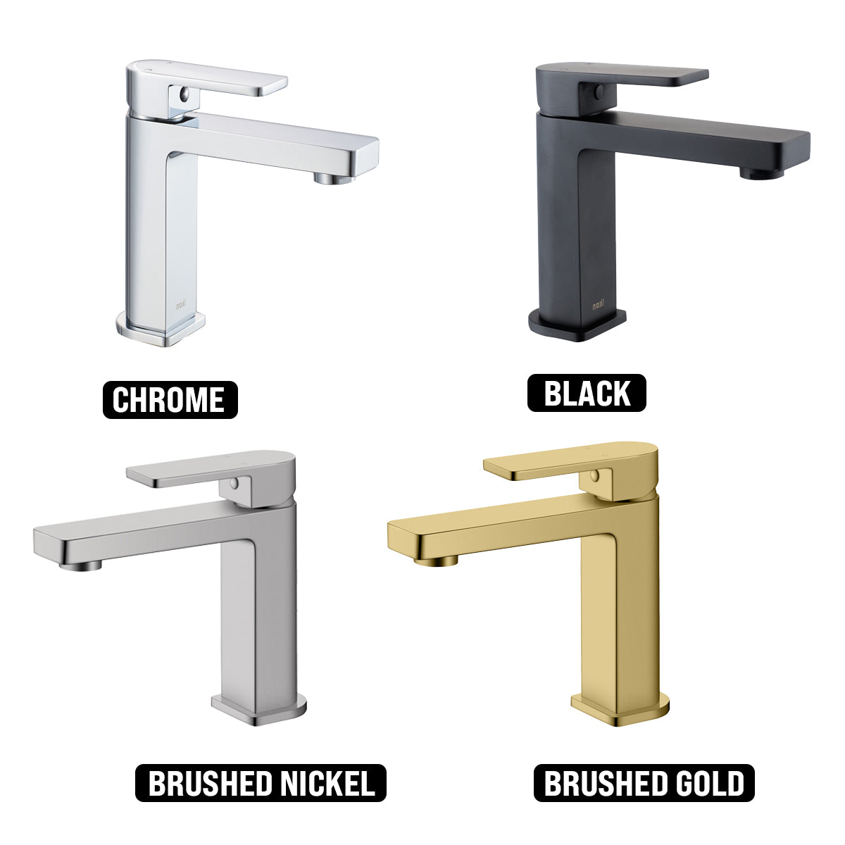 IKON FLORES BASIN MIXER 152MM MATTE BLACK