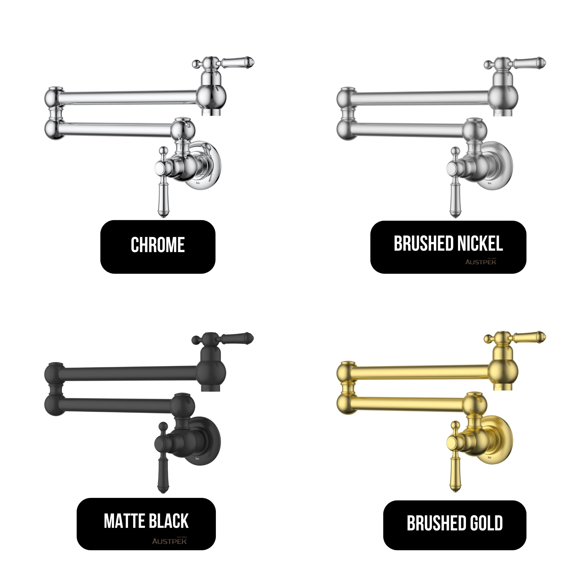 IKON CLASICO POT FILLER 263MM CHROME