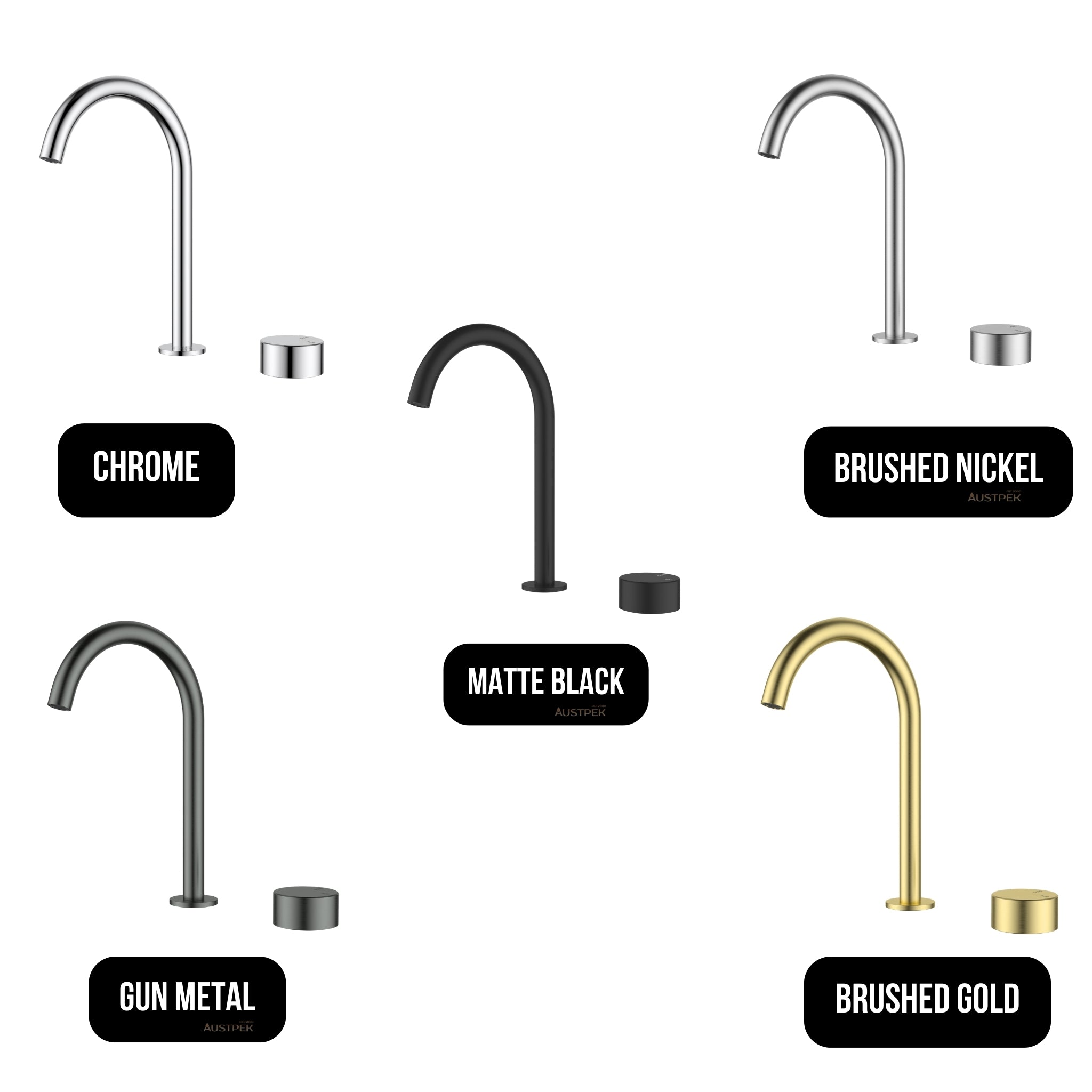 IKON HALI HOB BASIN MIXER 284MM CHROME