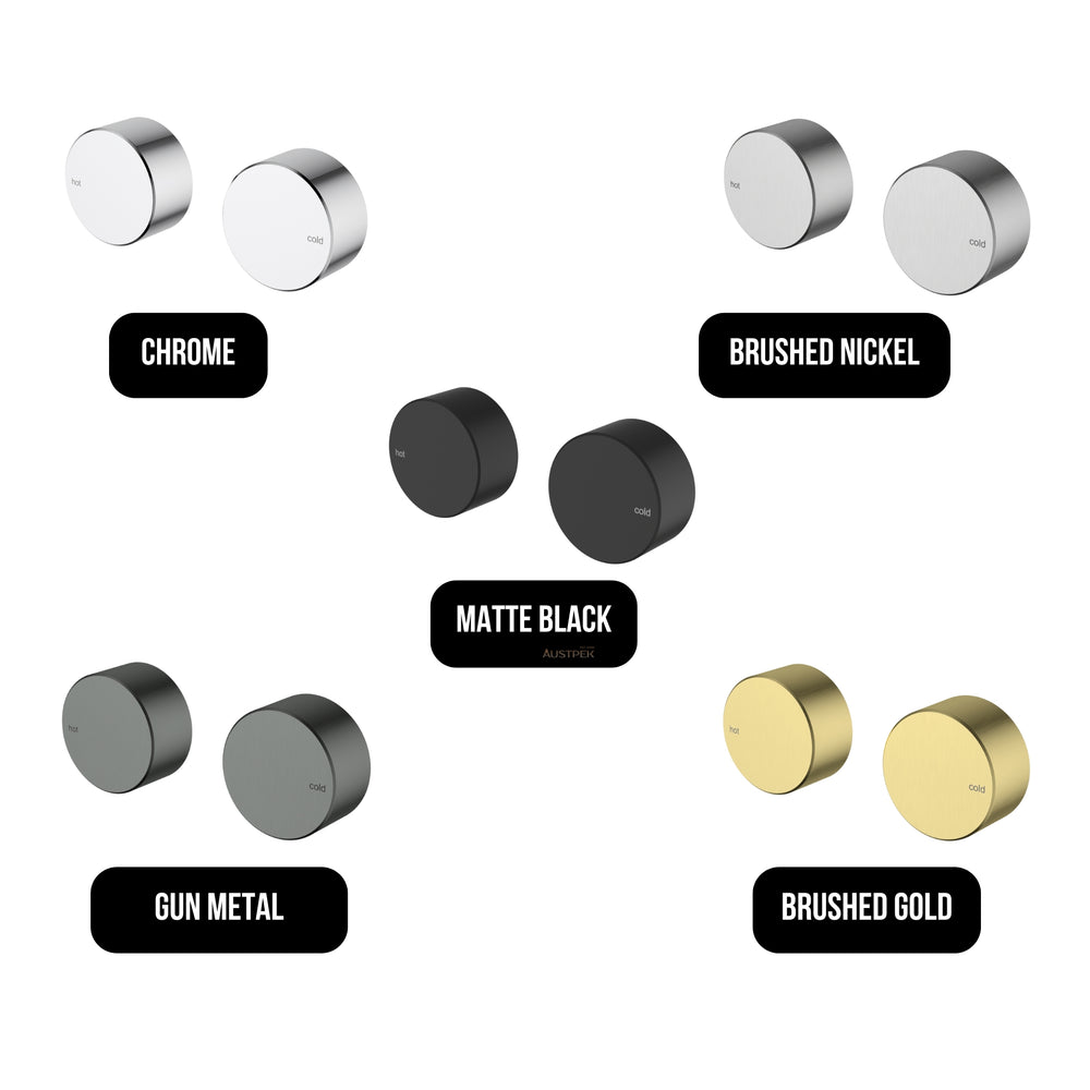 IKON HALI 1/4 TURN WALL TOP ASSEMBLY CHROME