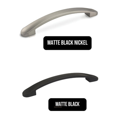 MODULR BOW HANDLE MATTE BLACK (AVAILABLE IN 128MM, 192MM, 256MM AND 320MM)