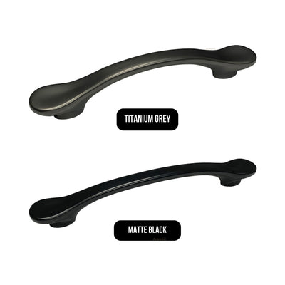 MODULR BOW HANDLE MATTE BLACK (AVAILABLE IN 64MM, 96MM, 128MM AND 224MM)